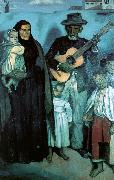 Emile Bernard Spanish Musicians oil painting artist